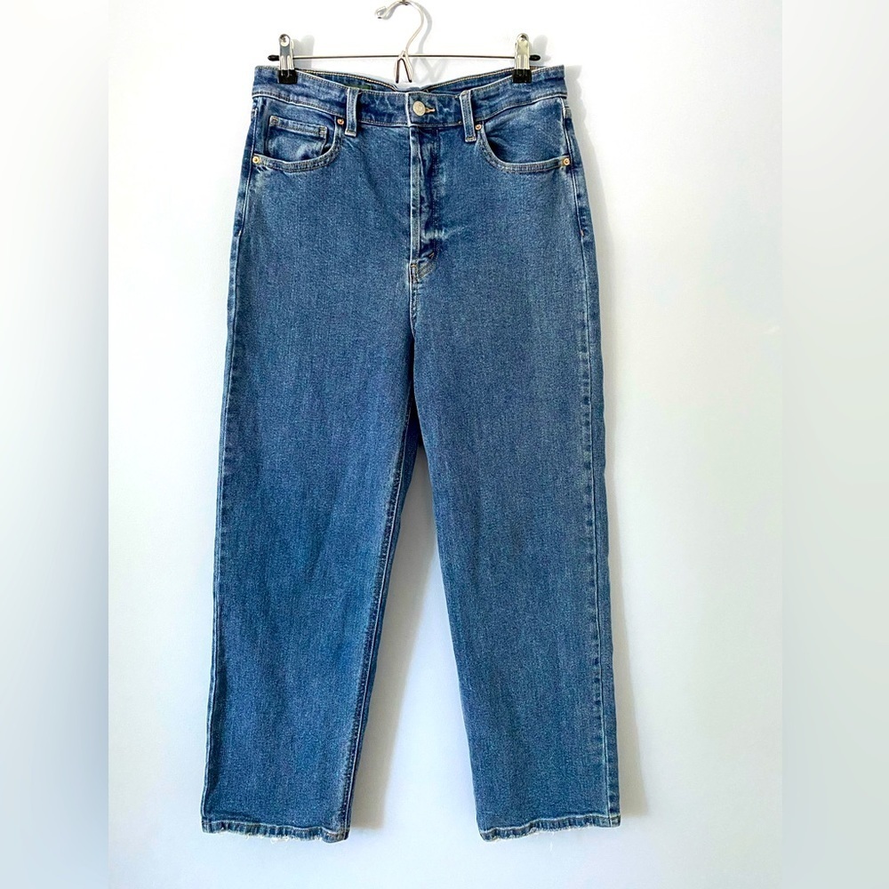 Wild Fable Jeans Womens Size 12 Highest Rise Straight Leg Button Fly